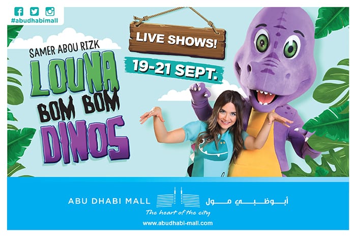 Louna &Amp; Dino Friends Live Show At Abu Dhabi Mall