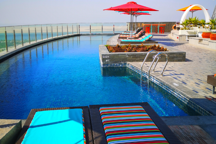 Andaz Capital Gate Rooftop Pool Abu Dhabi