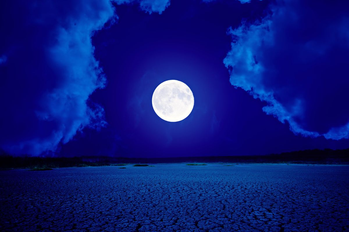 Blue Supermoon In The Uae