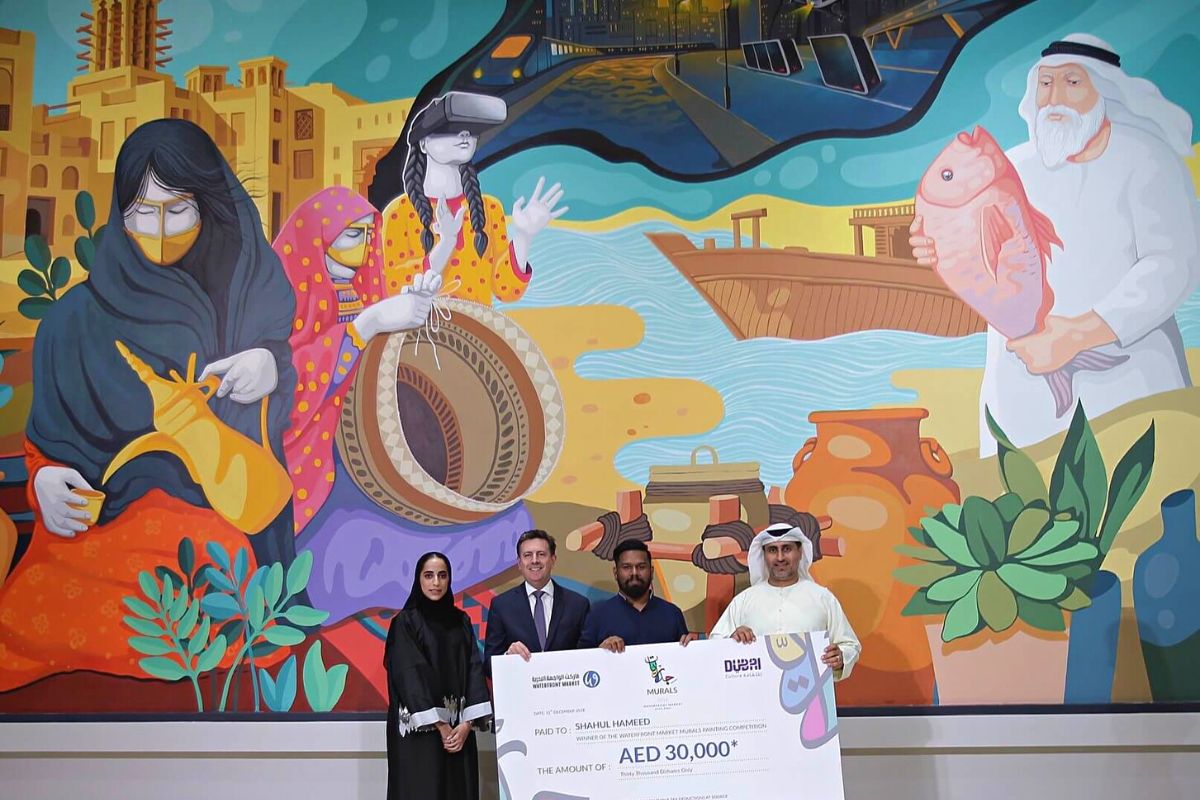 Murals Art Competition At Waterfront Market Dubai