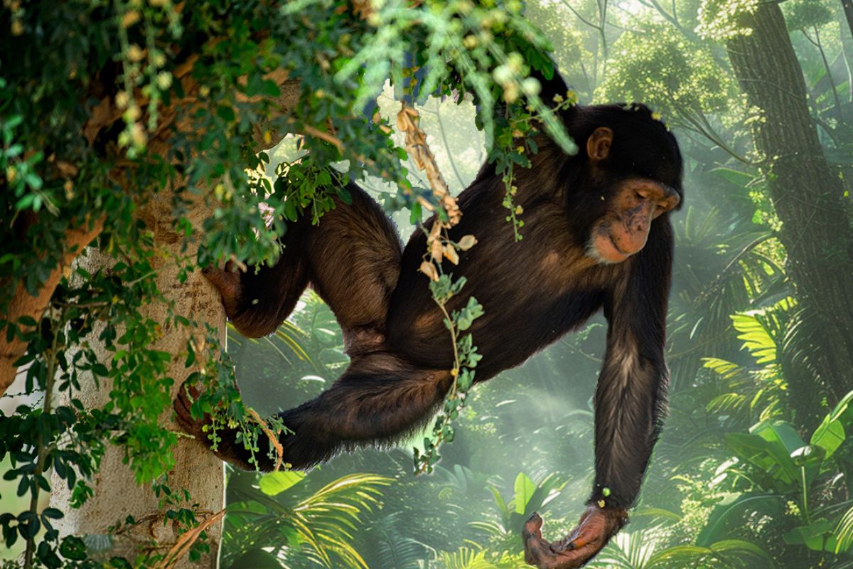 Dubai Safari, Featuring A Monkey