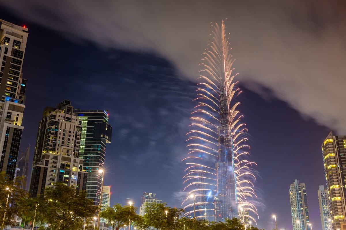 Dubai Fountain Fireworks, Uae National Day Fireworks 2023, Uae National Day Fireworks 2023