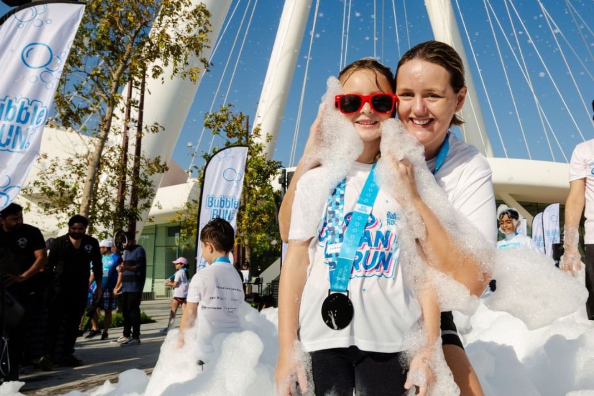 Time for some fun at the Bubble Run