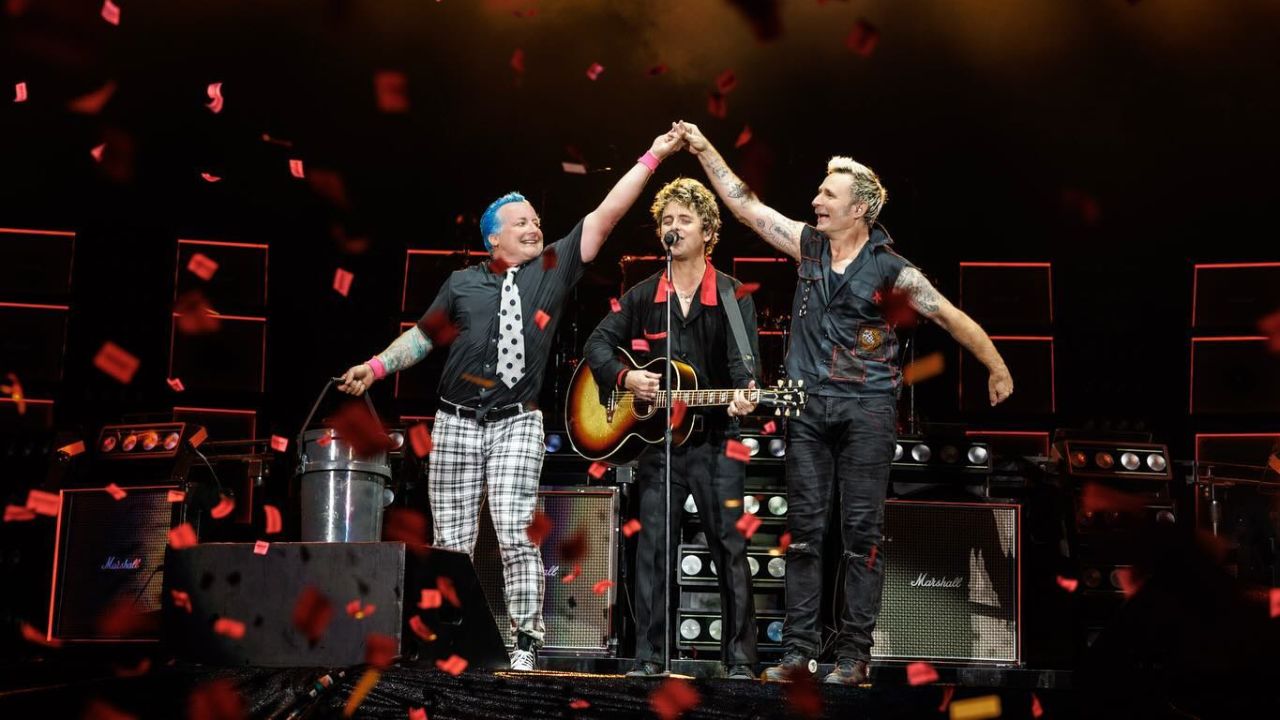 Green day at the expo city dubai for their middle east debut this 2025