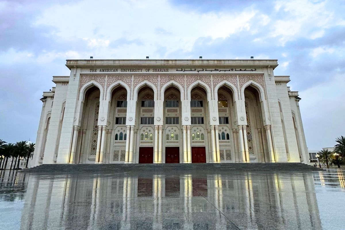 Exterior Of American University Of Sharjah