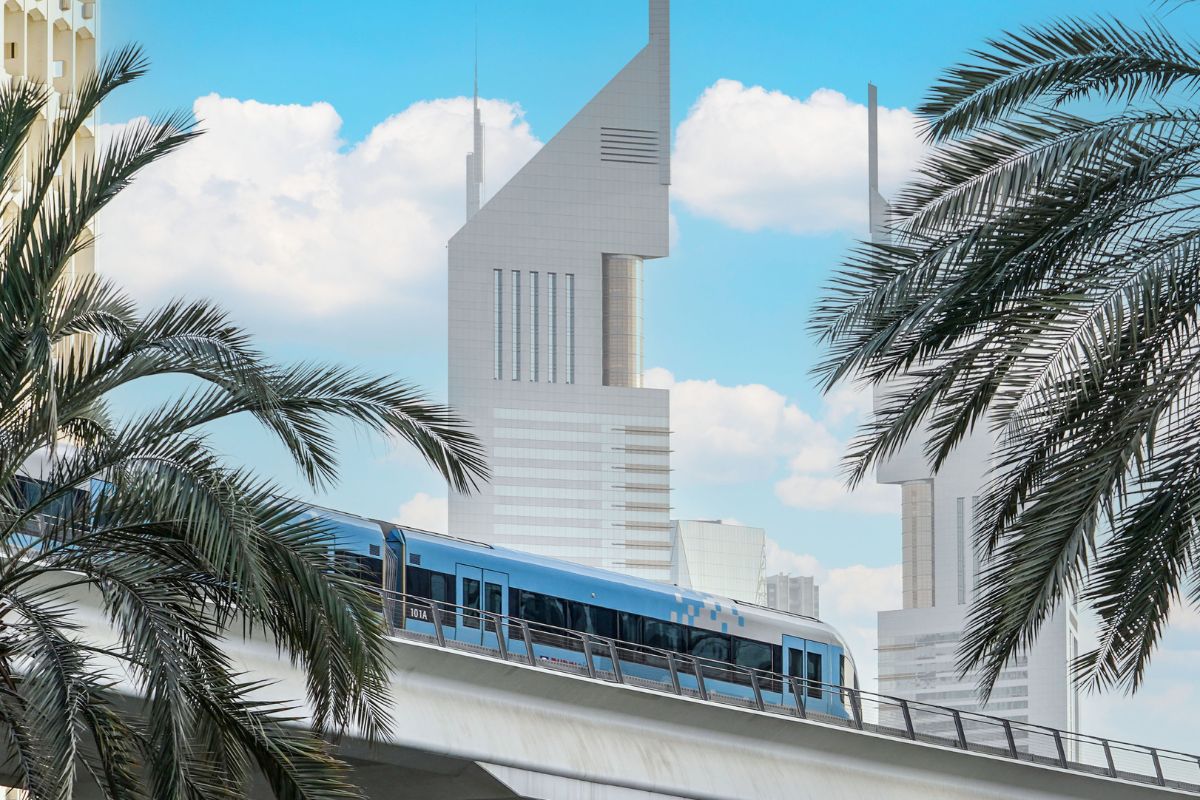 A Metro In Dubai By Rta As They Announce Free Parking In Dubai And Sharjah