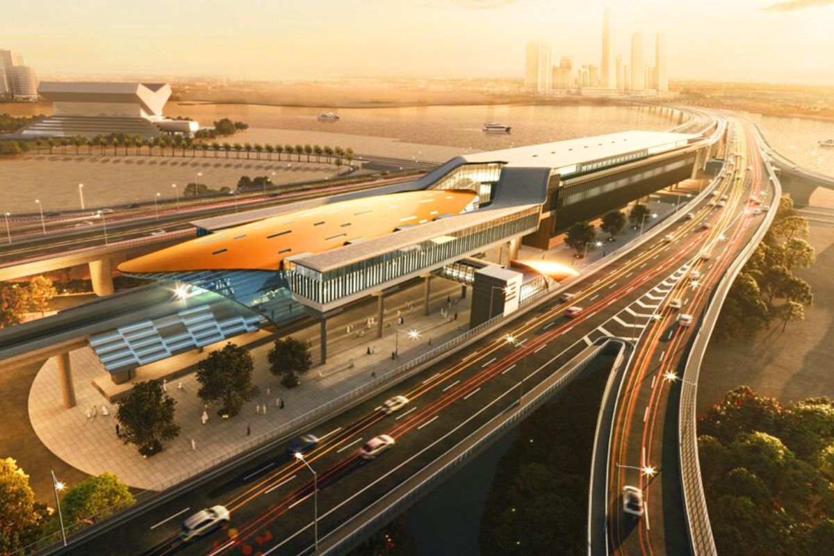 Dubai Metro Bird'S Eye View For 2030 Major Expansion Plan