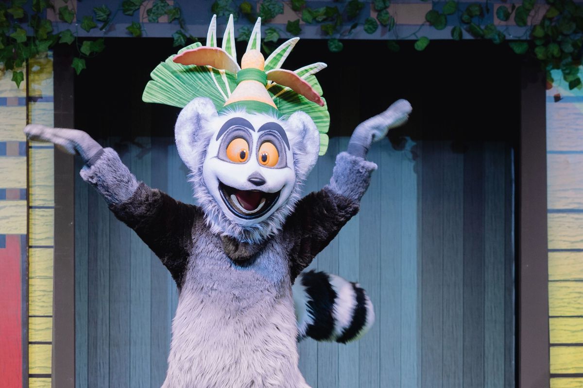 King Julian Mascot Of Madagascar At Central Galleria Dubai