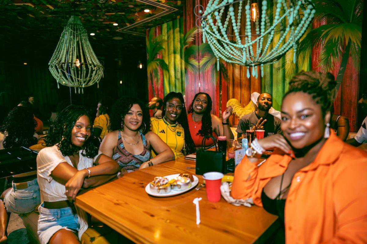 Jamaican People At Ting Irie Dubai