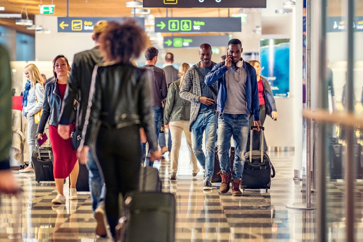 People At Dubai International Airport