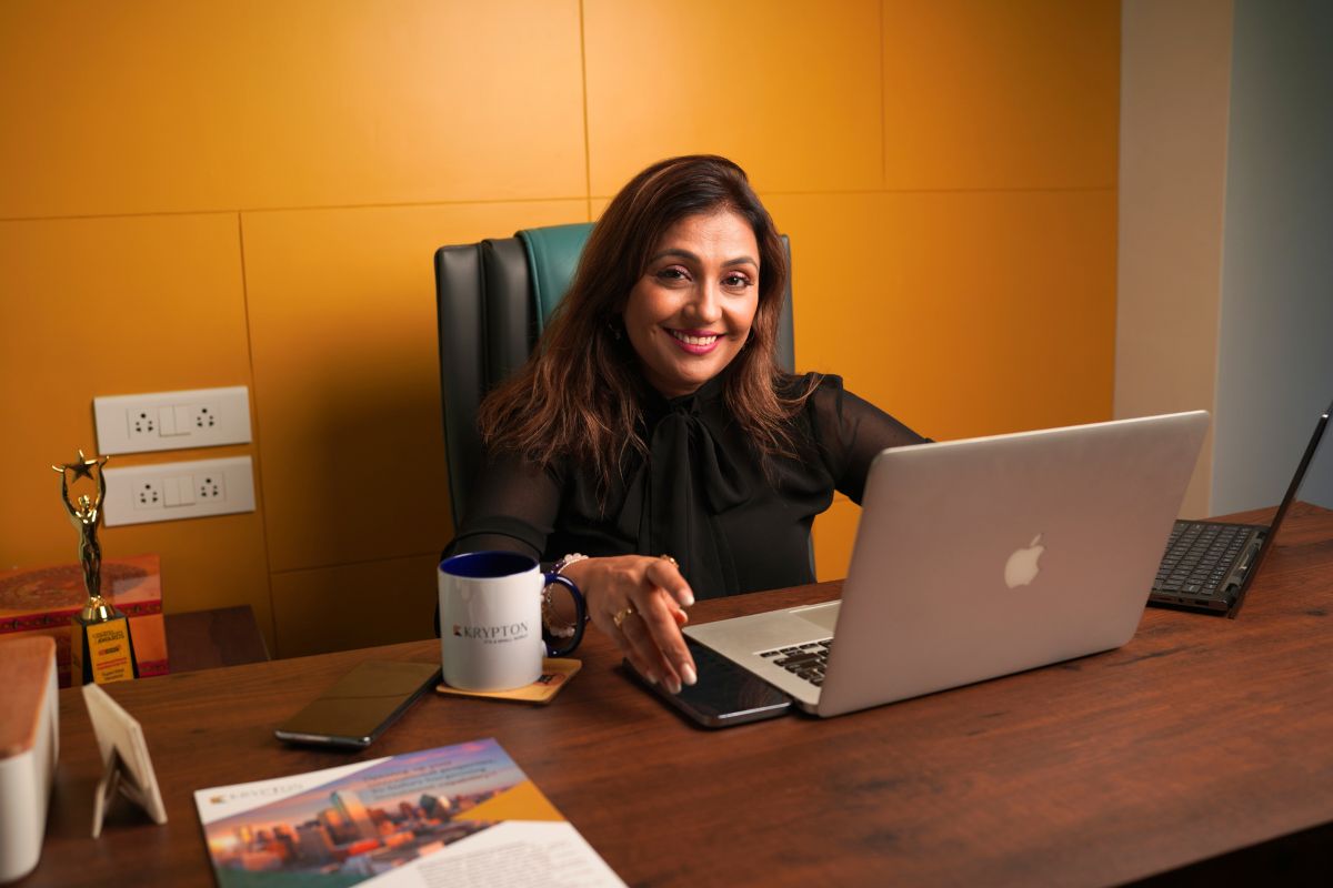 Portrait Of Mona Jalota, Managing Director And Founder Of Krypton Global Investments