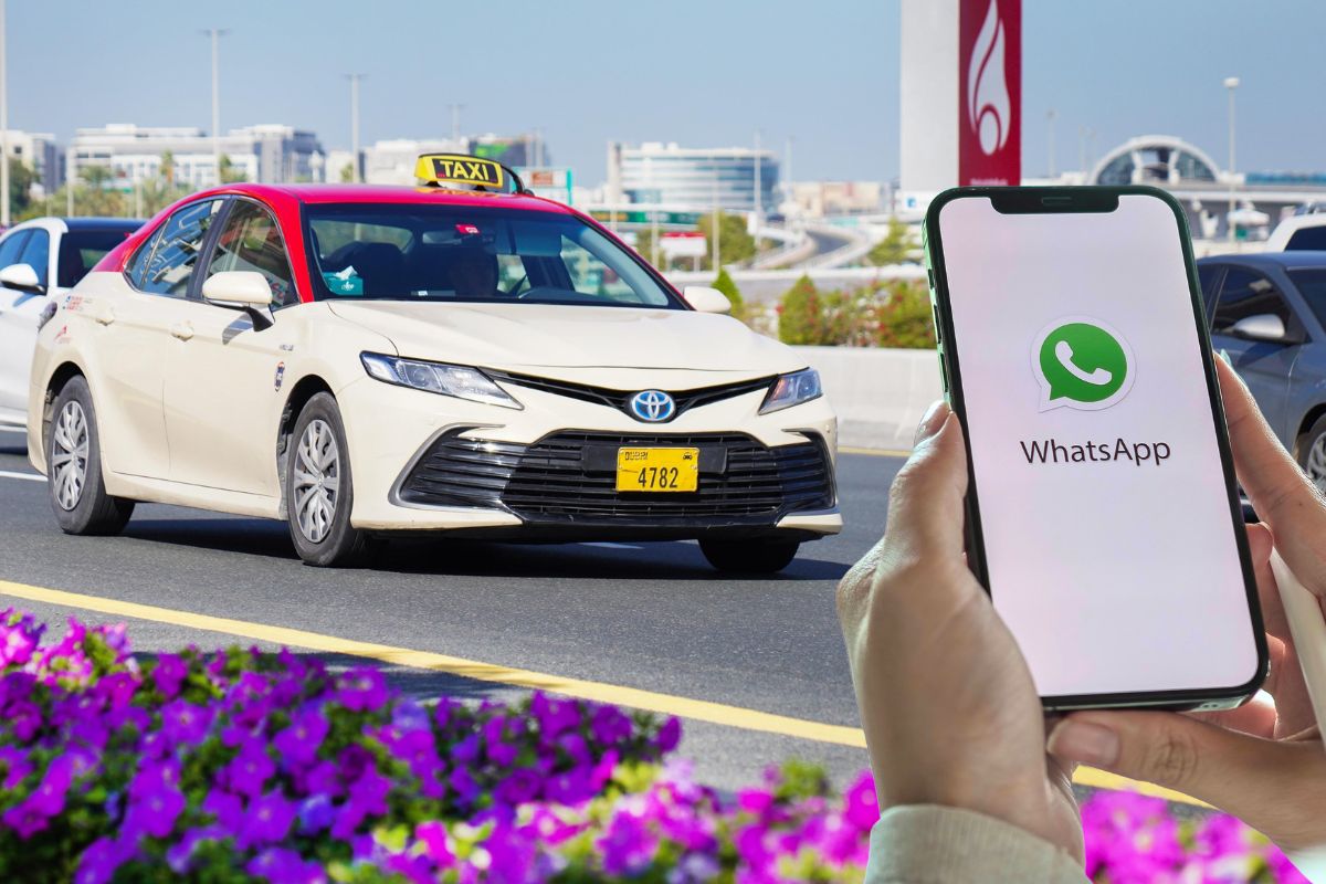 Taxi booking on WhatsApp