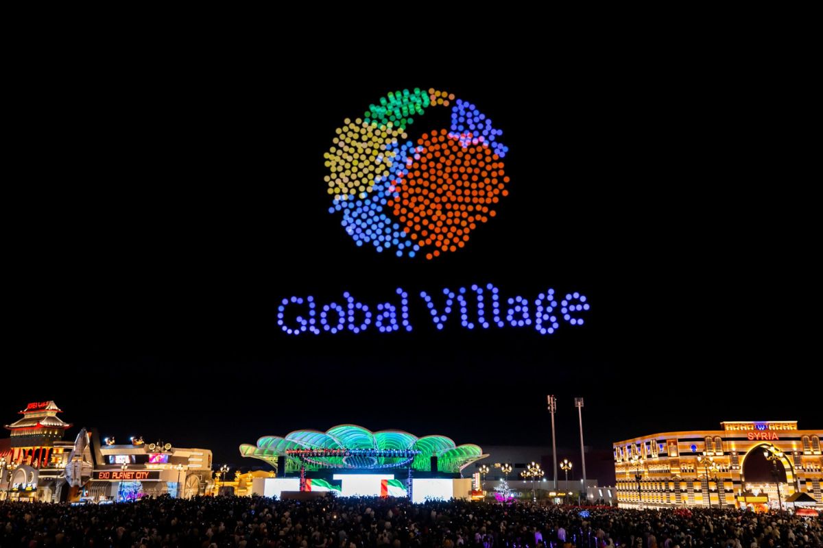 Drone Show At Global Village New Years Eve