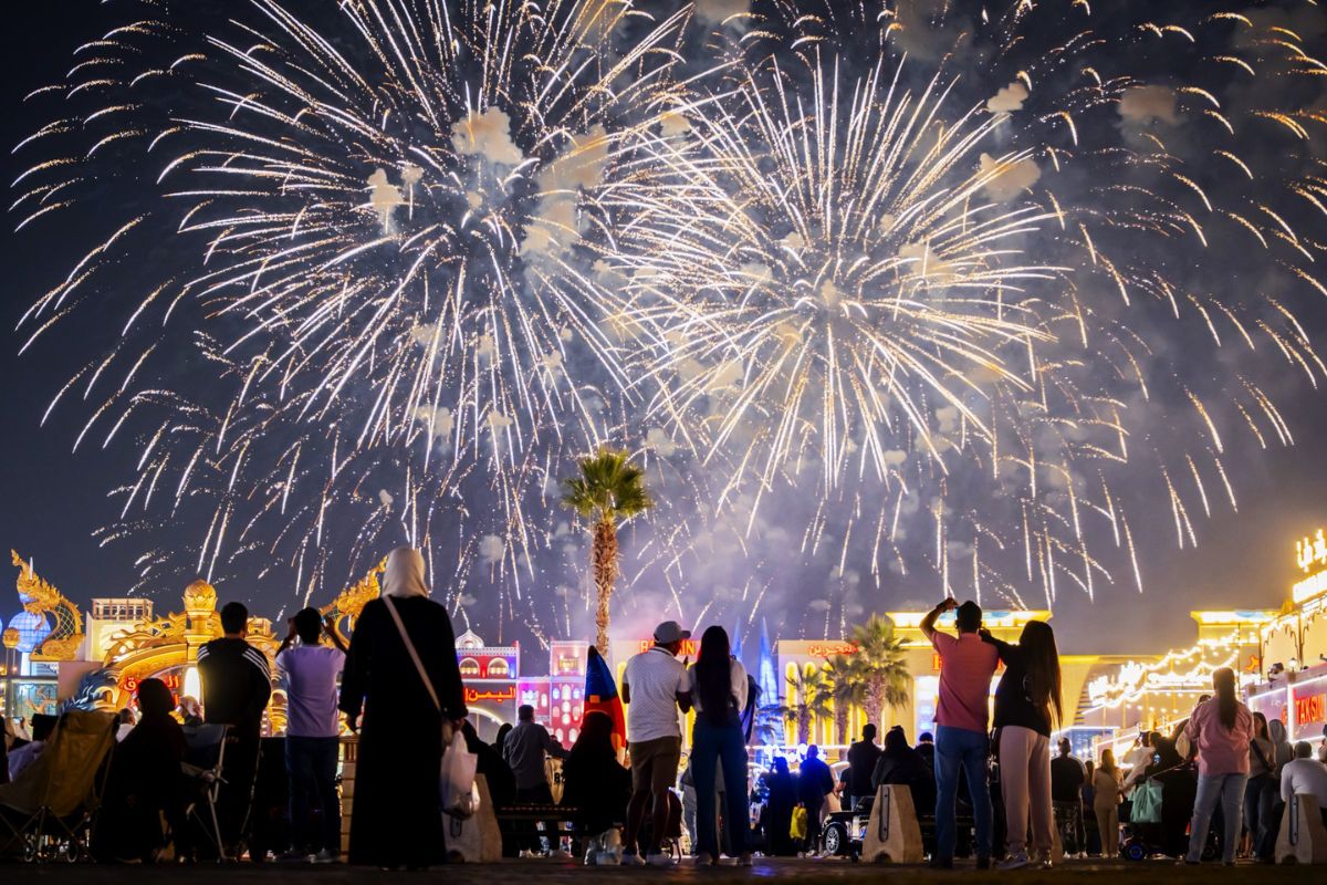 Fireworks Display At Global Village This New Years Eve