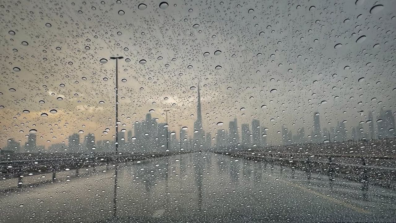 possible rain occurance across UAE