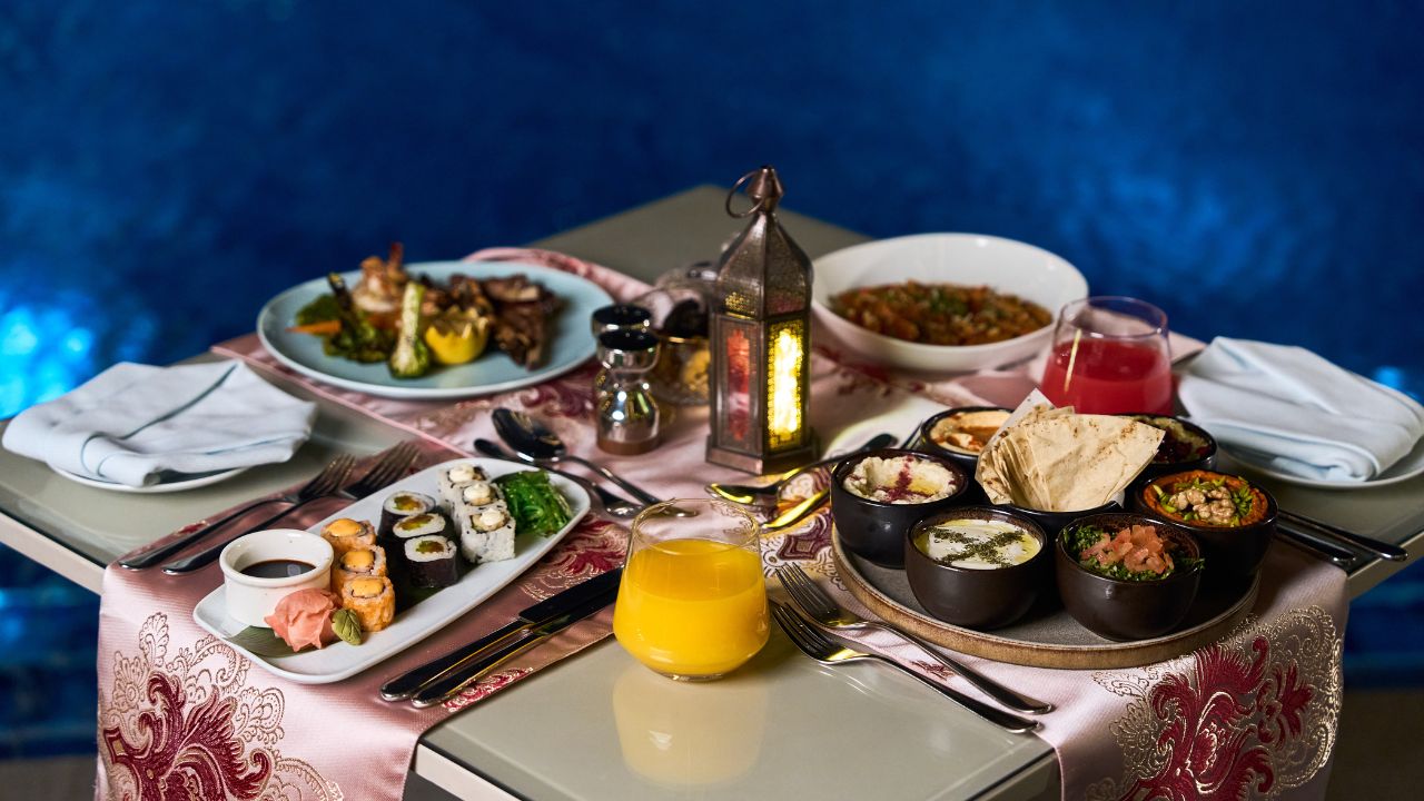 Serene suhoor at the restaurant, address dubai mall