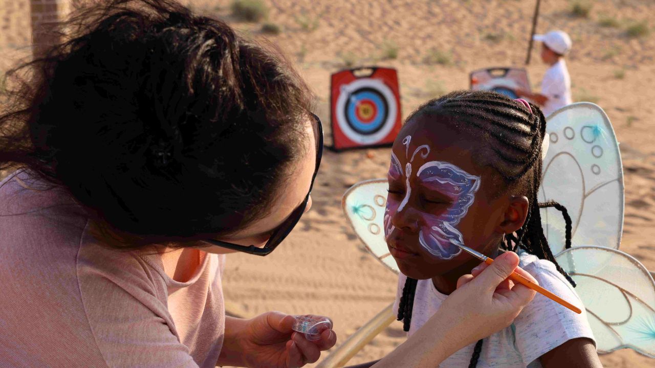 Hop into the best Easter dinners, lunches and brunches in Dubai Sonara easter butterfly face painting