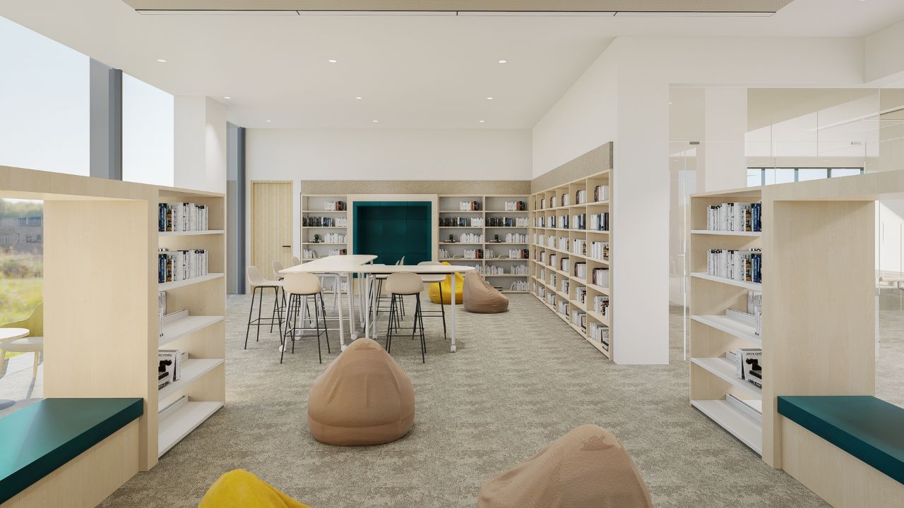 Meet the Head: Amy Falhi, Founding Principal of DBS Mira Dubai british school mira secondary library