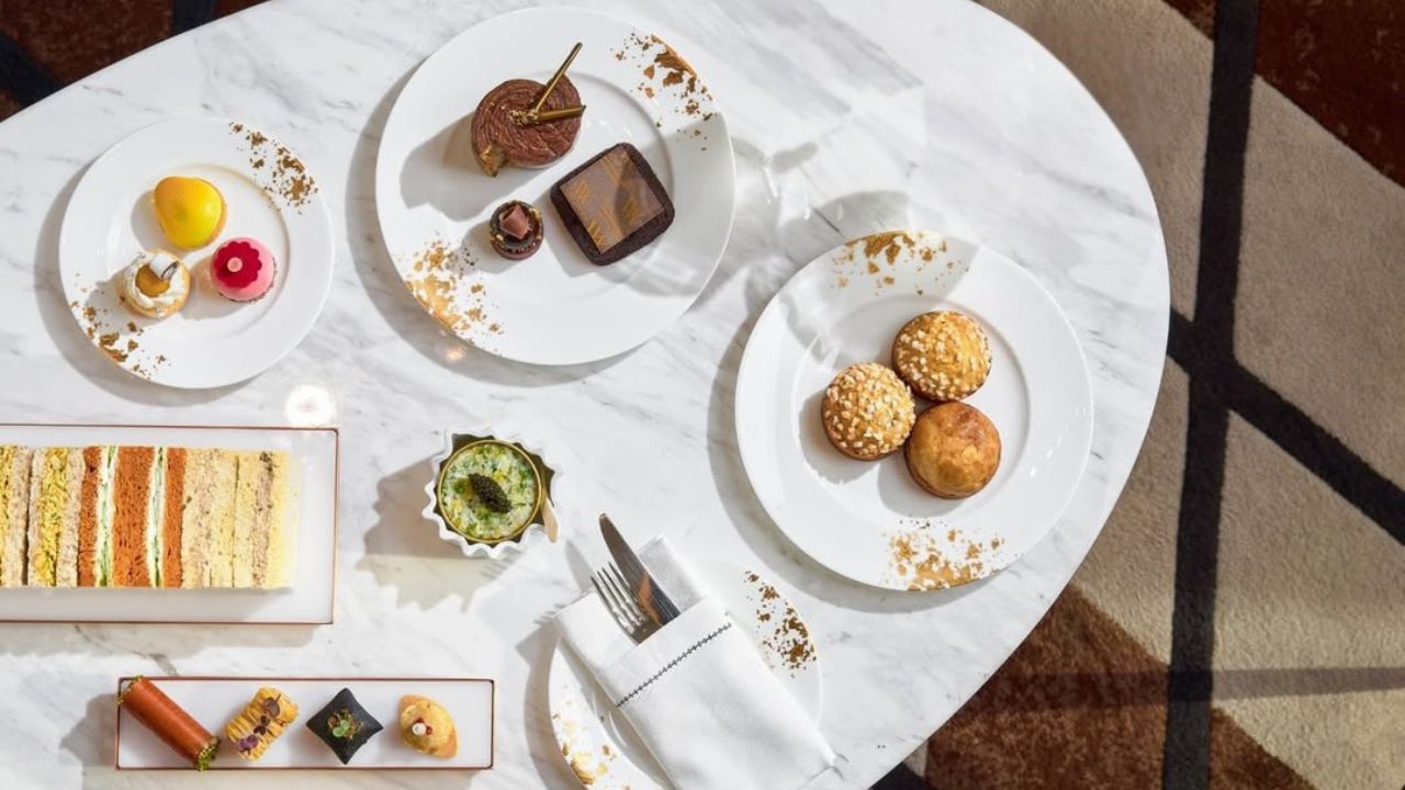 PEACOCK ALLEY DIFC afternoon tea menu