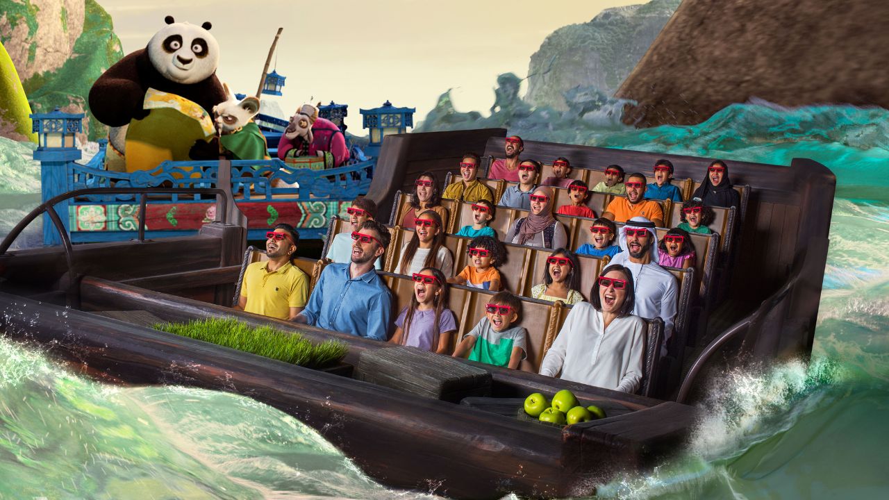 motiongate dubai park rides kung fu panda