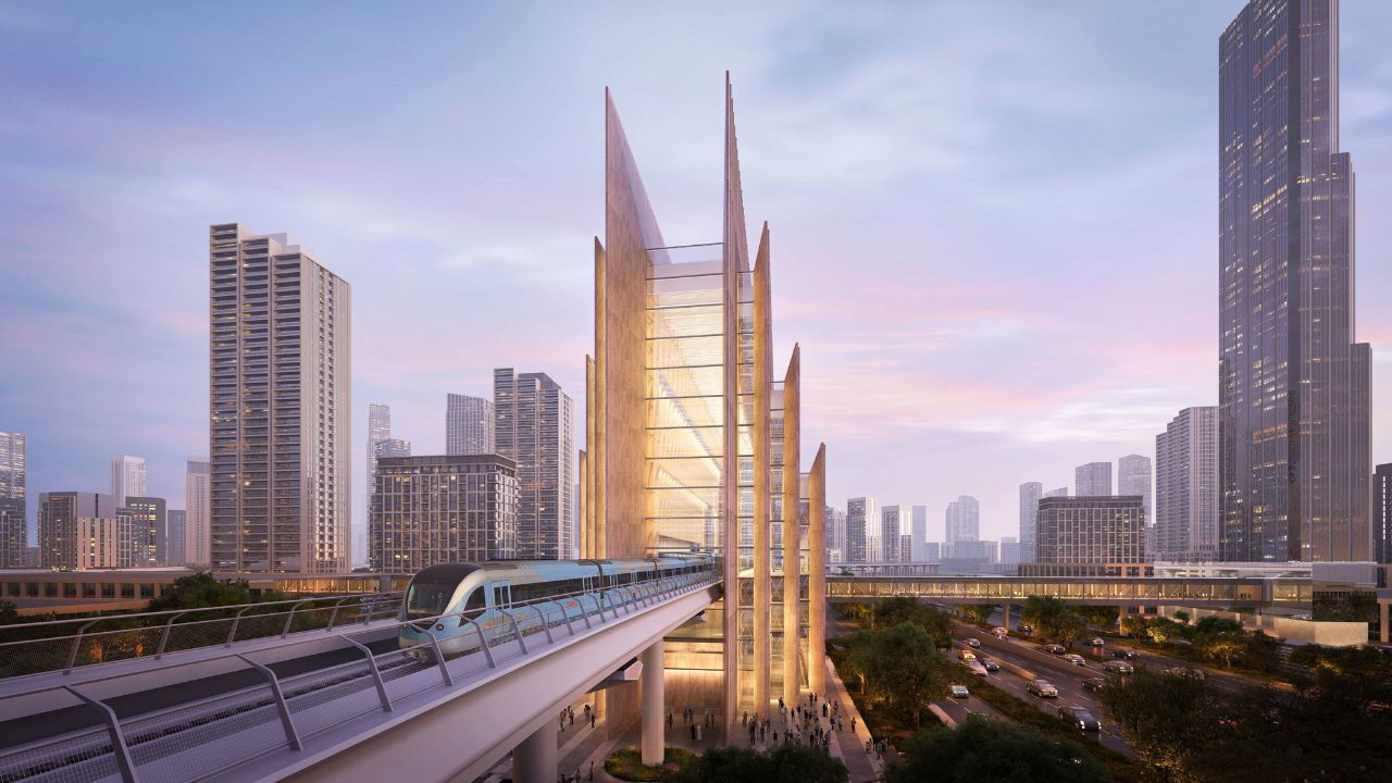 Emaar properties station dubai blue line
