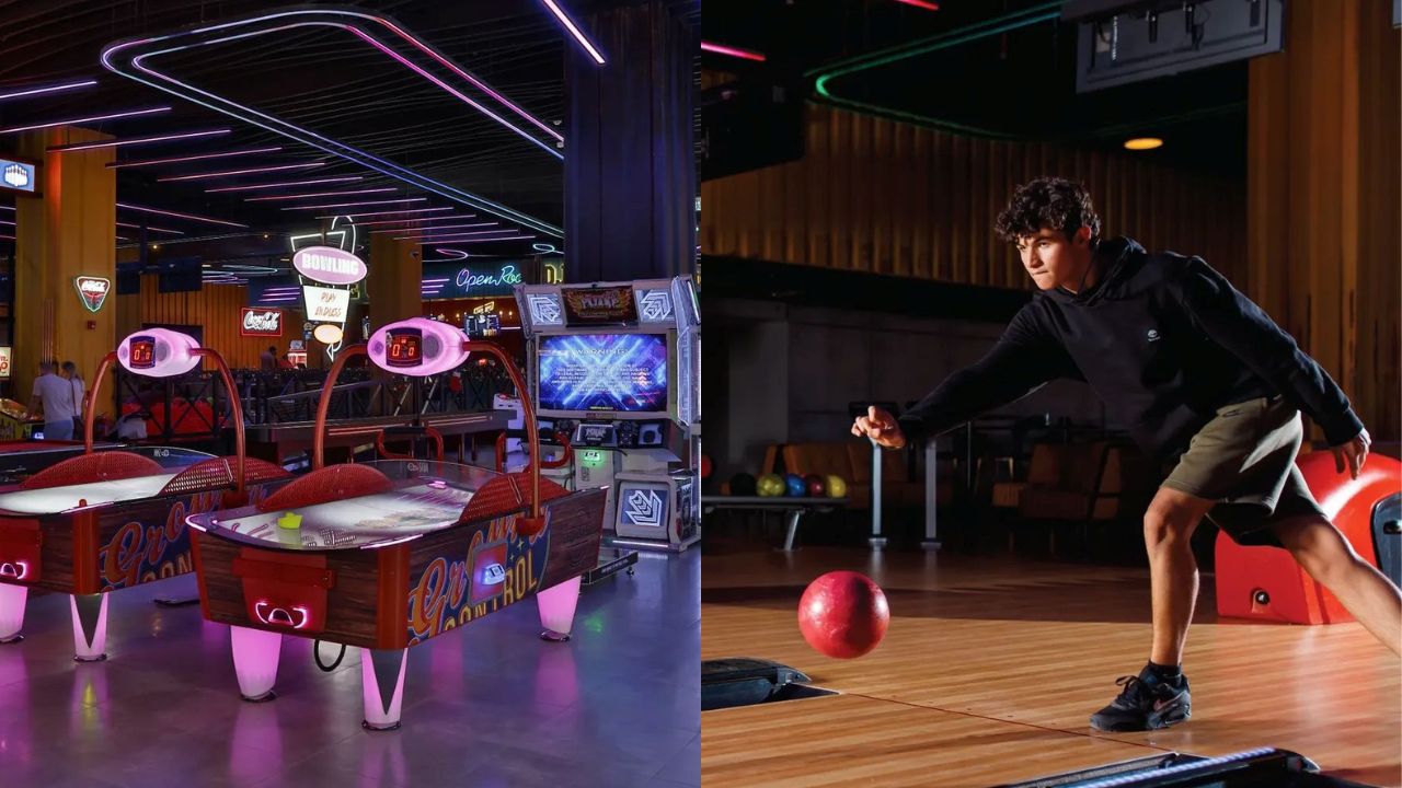 Ground control arcade and bowling