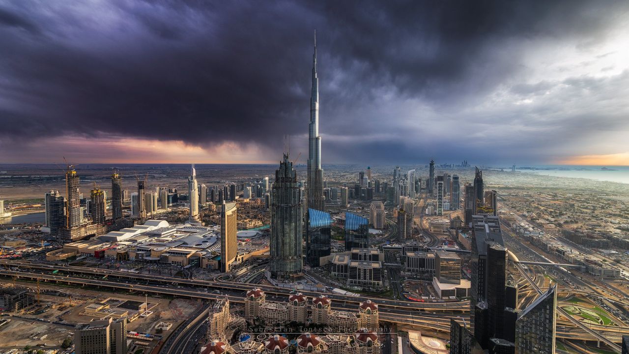 dubai cloudy weather