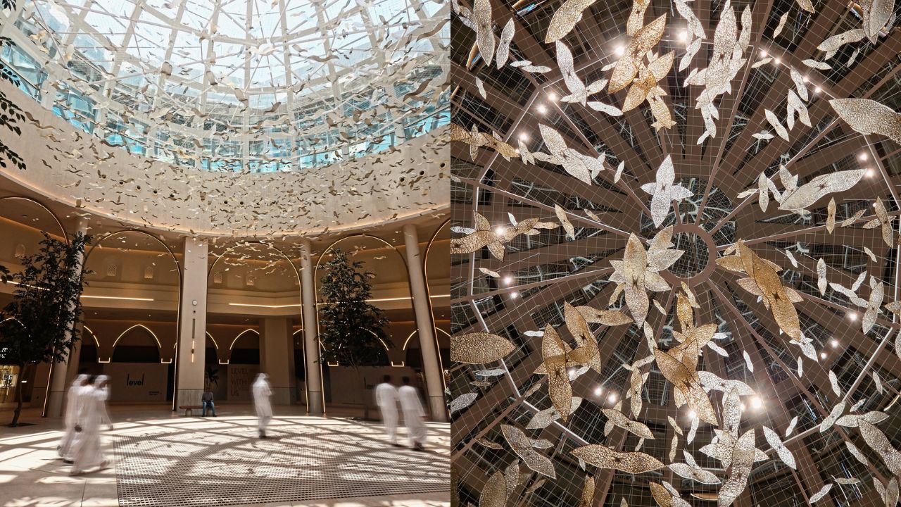 Dubai mall new installation