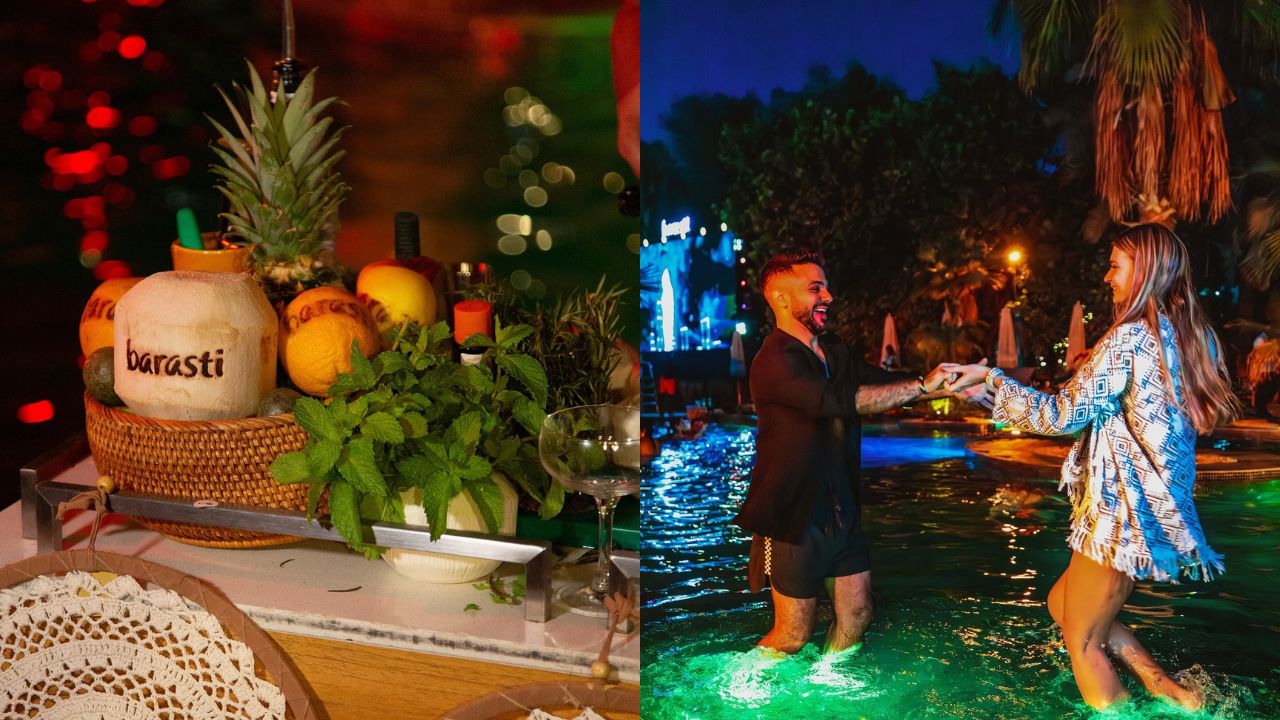 Barasti beach bar pool & beach 2025 night swim