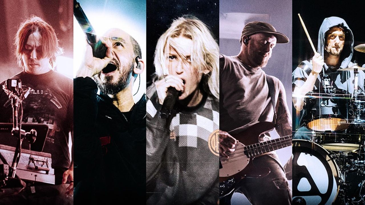 Linkin park performing in abu dhabi