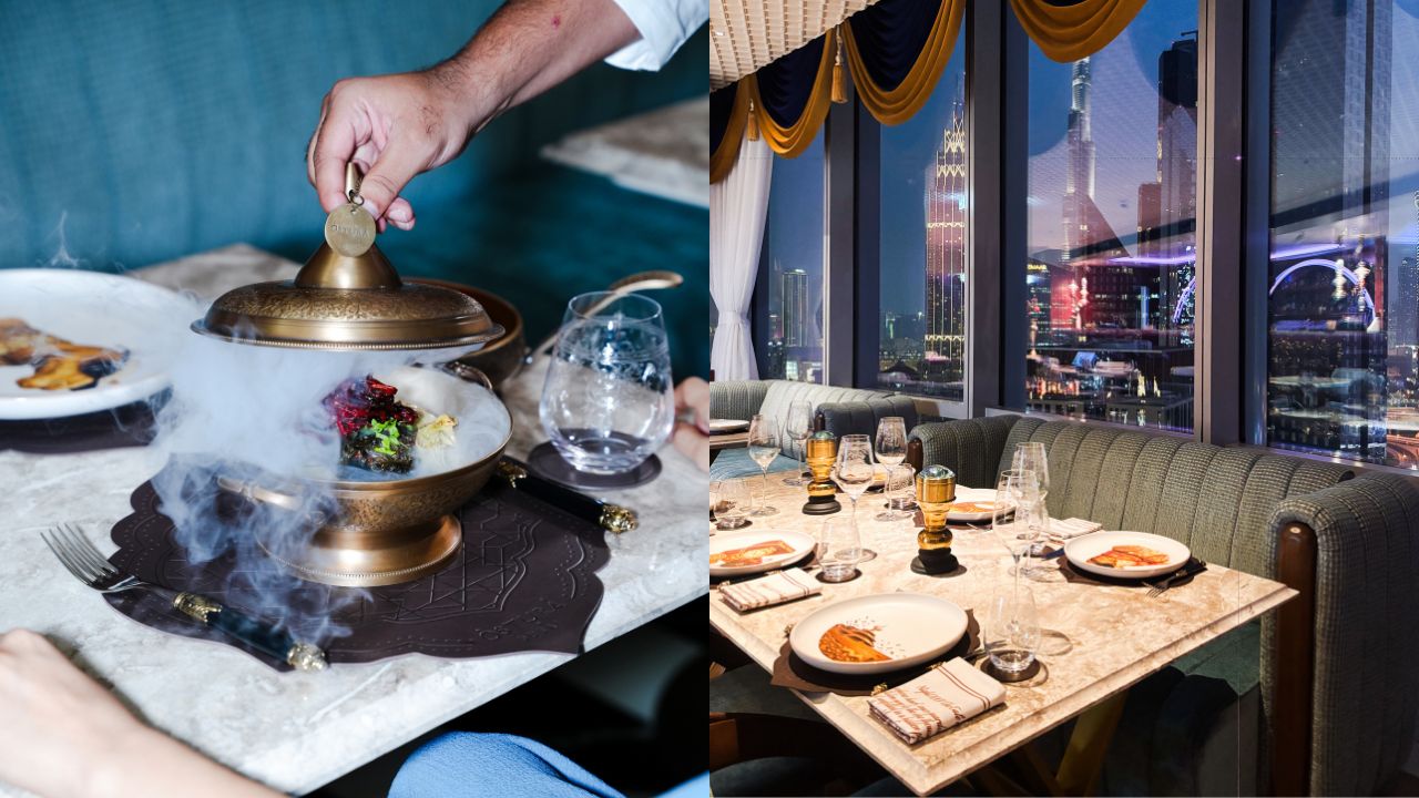 Ostura, middle eastern restaurant in dubai inspired by 1001 arabian nights