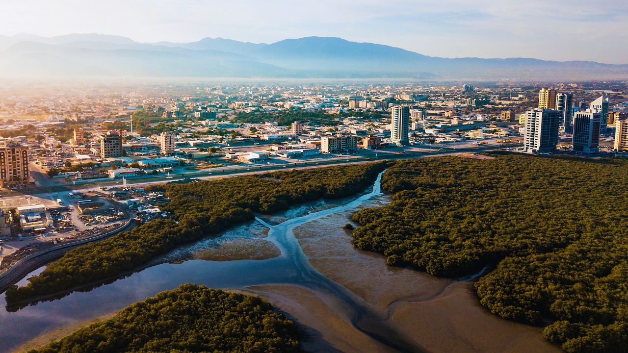 ras al khaimah aeriel view skyline