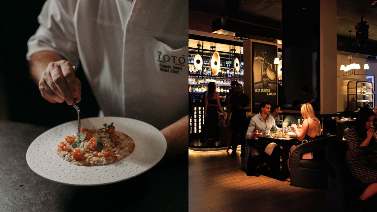 Italian restaurants totó dubai and la camera