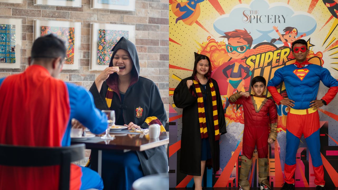 Superhero brunch at spicery