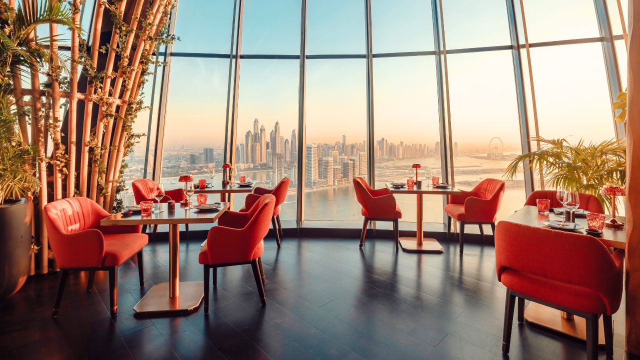 Sushisamba dubai - sunset view window seats