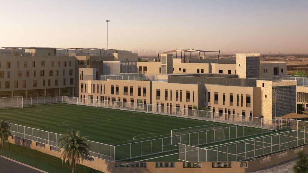 ash mount school dubai aeriel view