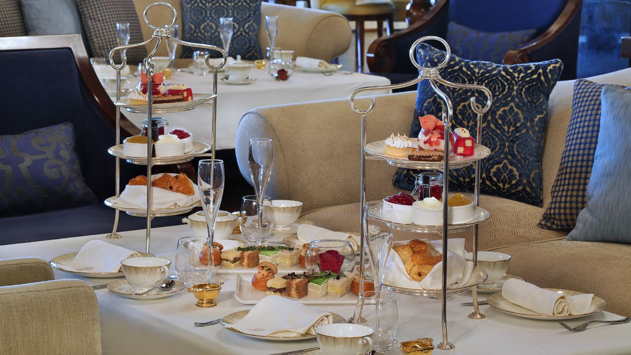 lobby lounge afternoon tea set