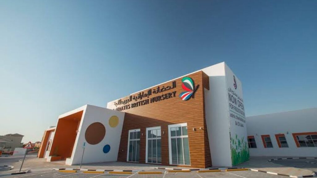 exterior during morning time of emirates british nursery