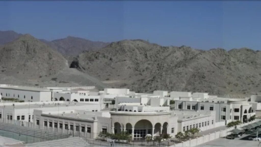 exterior of fujairah private academy