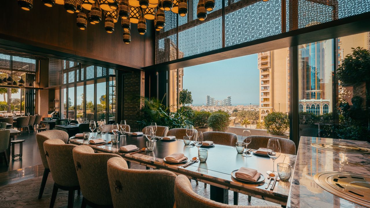 Restaurant in Dubai interior views