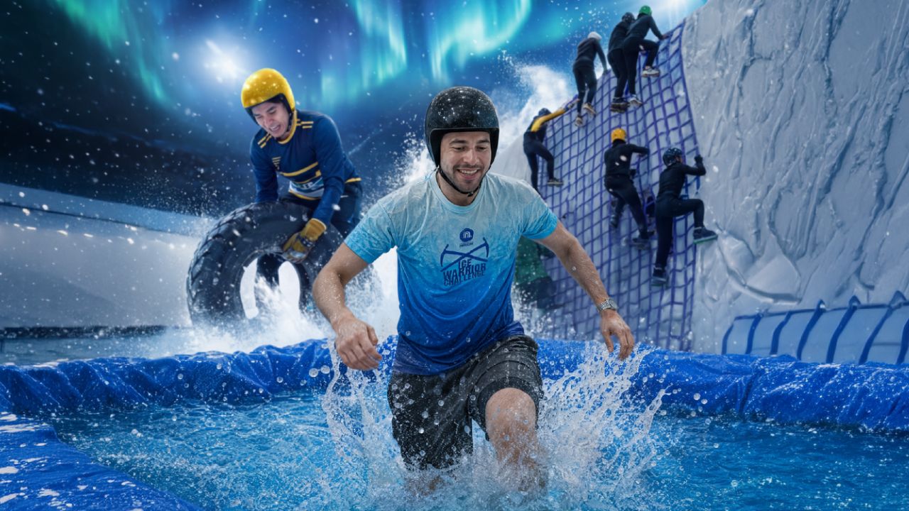 men participating at ice warrior challenge