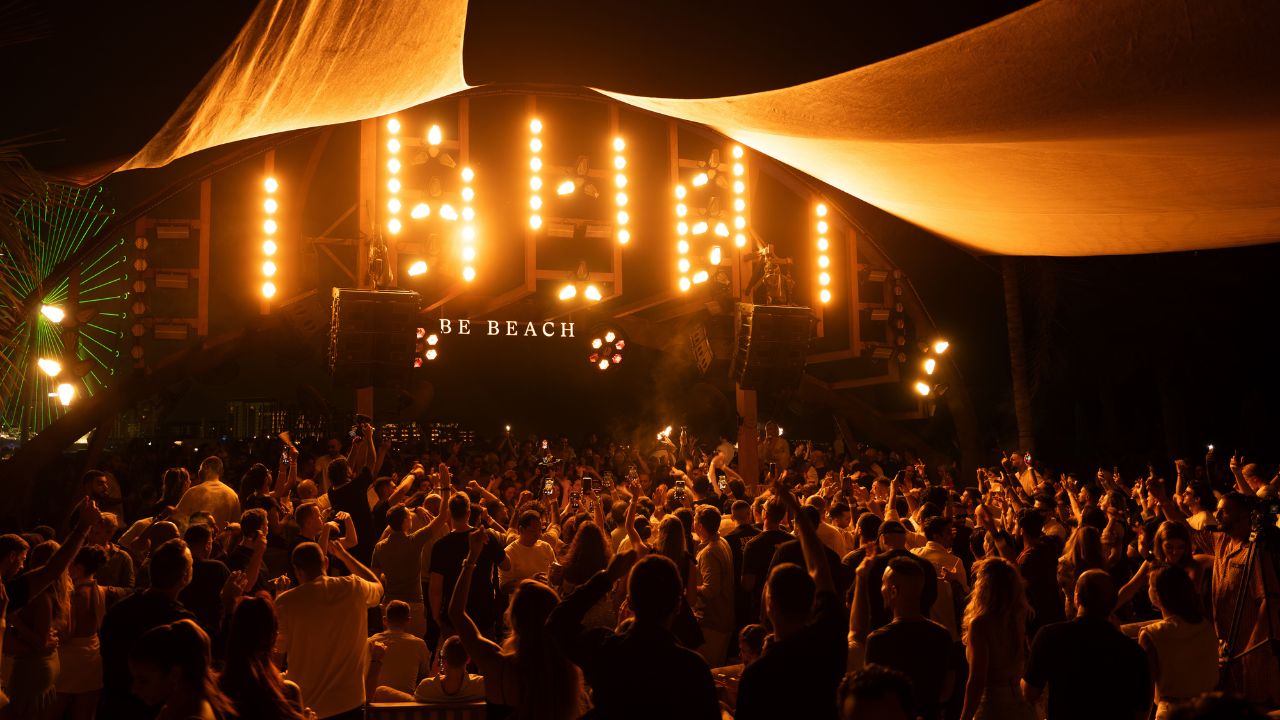 evening at be beach