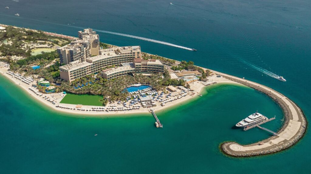 rixos the palm exterior sky view