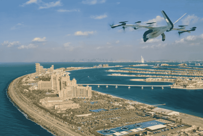 Aerial taxi in dubai and Abu Dhabi soon