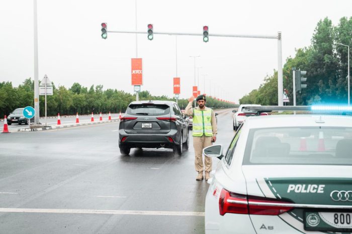 Dubai Police ensuring the safety of the residences