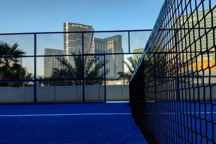 Padel Tennis Court At Beach Rotana