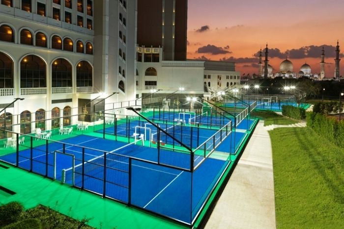 Game On: The Ritz-Carlton Abu Dhabi, Grand Canal Opens Five Padel Tennis Courts