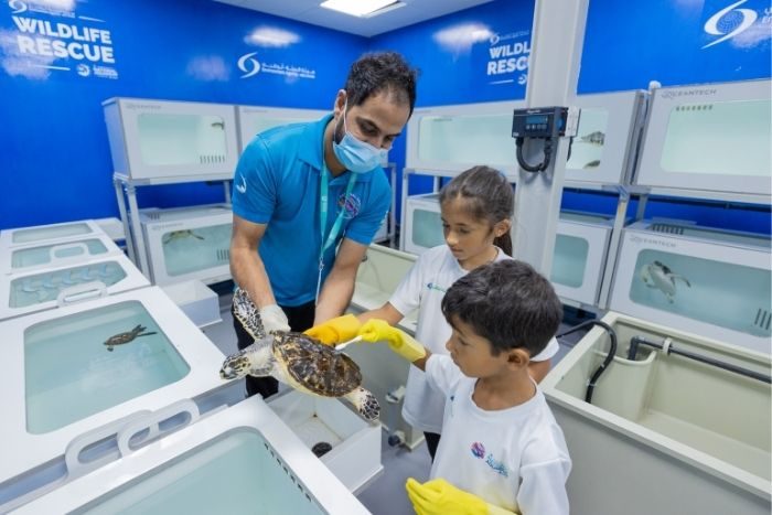 The National Aquarium Abu Dhabi Marine Biologists