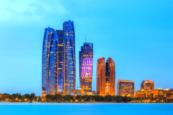 abu dhabi skyline