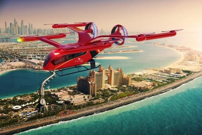 Air Taxis At The Palm Dubai